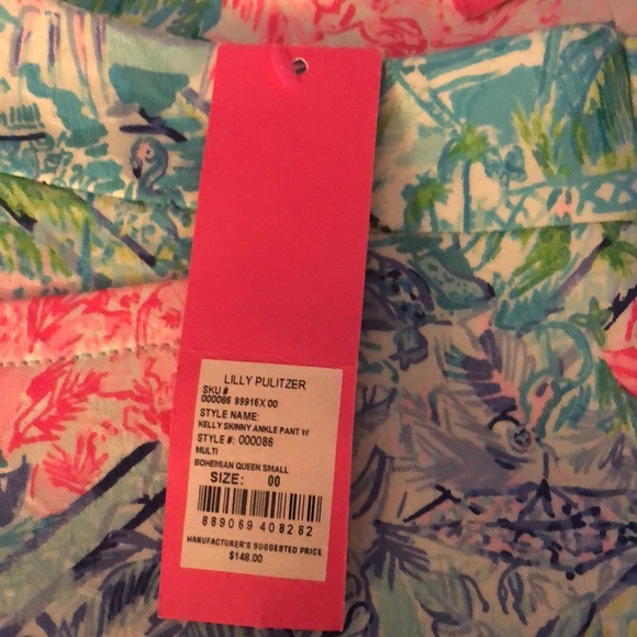 Lilly Pulitzer “Kelly Skinny Ankle Pants” Bohemian - Picture 2 of 8